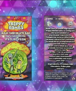 Trippy Bombs Milk Chocolate Bar